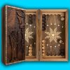 زیباترین تخته نرد تمام منبت_کاری شده چوب گردو طرح هخامنشی 3 سفری به قلب تاریخ و هنر ایران باستان
